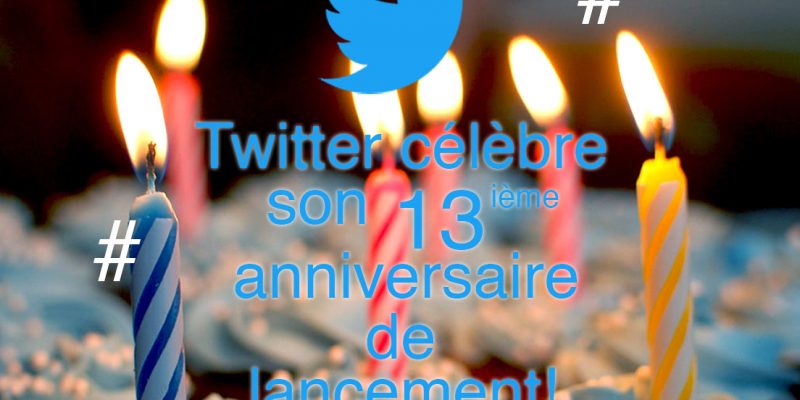 Image d'iun gateau de f6ete illustrant l'anniversaire de Twitter